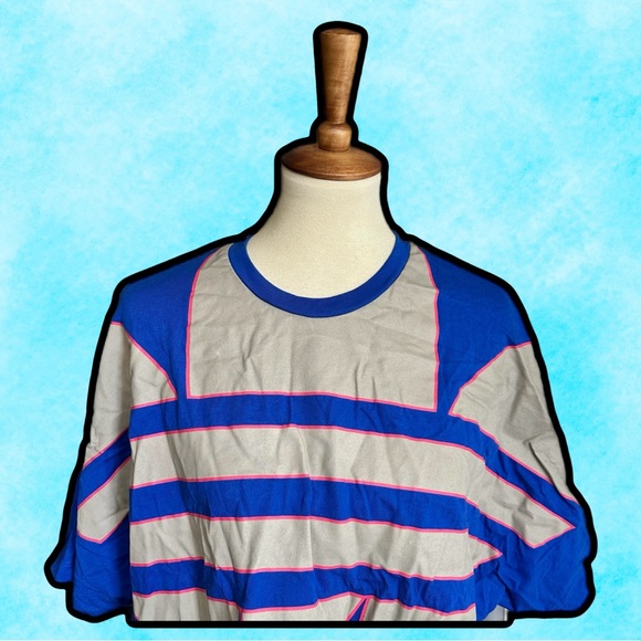 🌈 Cool Blue Adidas Shirt - Picture 2 of 5